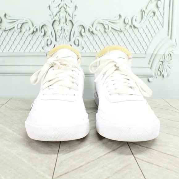 Nike Drop Type Evergreen Aura White Leather Premium Casual Shoe Size 5 Y - Picture 4 of 9